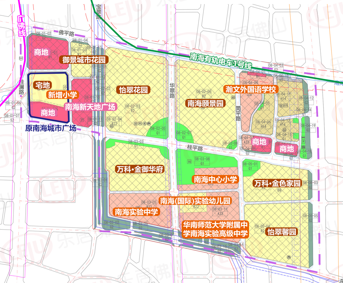 365体育唯一入口：释放宅地超46万㎡！桂城城市广场改造详细规划披露！将配套18班小学！(图3)