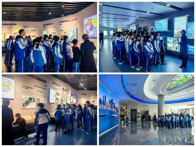 365体育唯一入口：【研之旅】走进青岛规划展览馆感受海洋城市文化——青岛大学附属中学2024级22班社会实践活动纪实(图2)