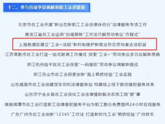 365体育（bet）：喜报！杨浦区的创新案例上榜！全国工会重点工作创新案例发布（2024年第6期）(图2)