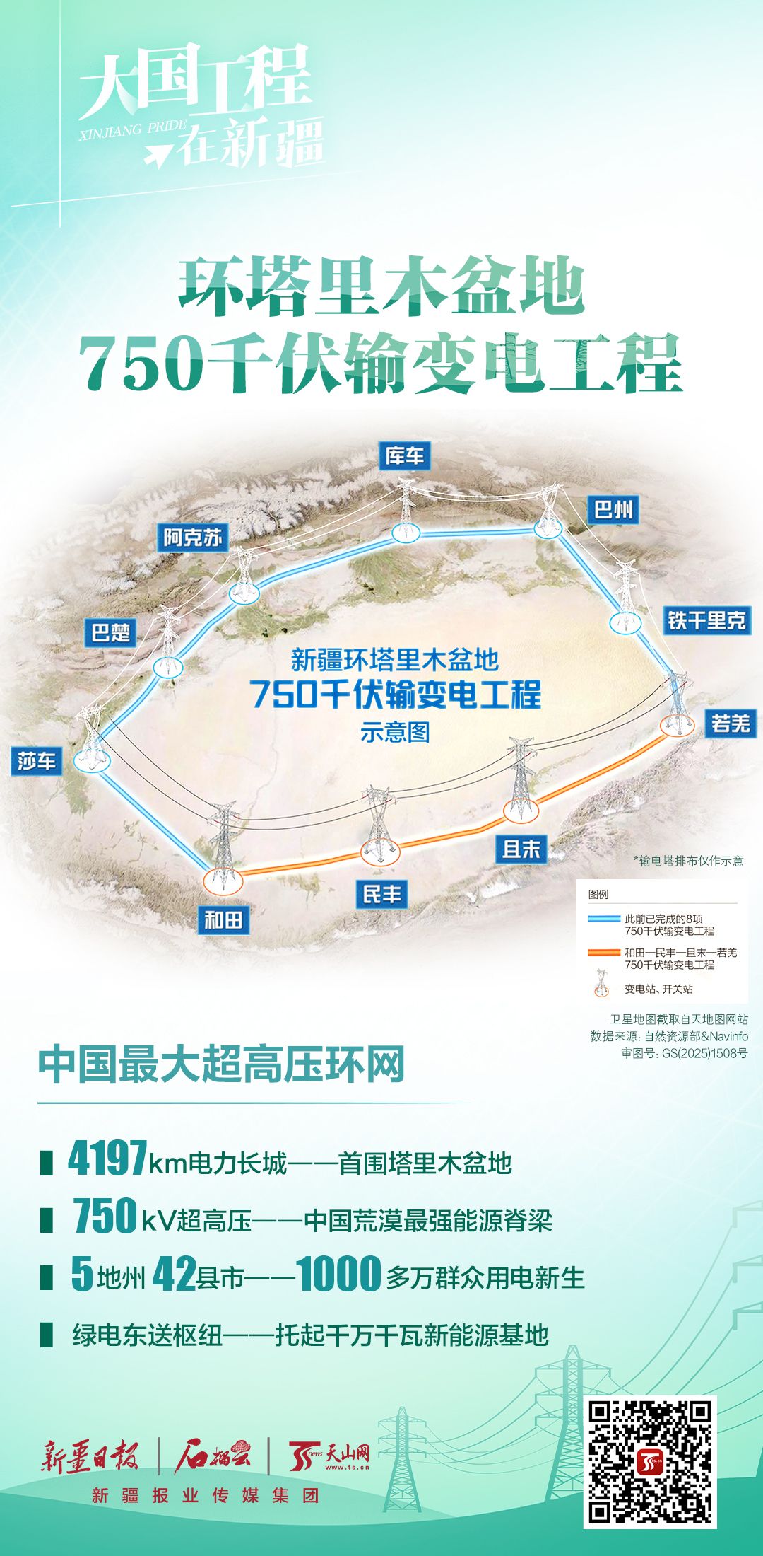 365体育（bet）：大国工程在新疆丨环塔不仅有了“绿围脖”又新添了“银项链”(图5)