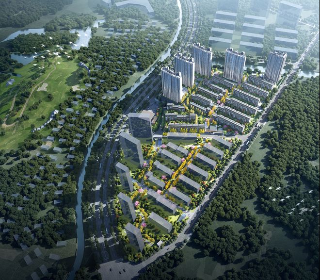 365体育（bet）：⚡热搜好房@大华梧桐樾售楼处发布：虹桥北的低密城墅来了！(图7)