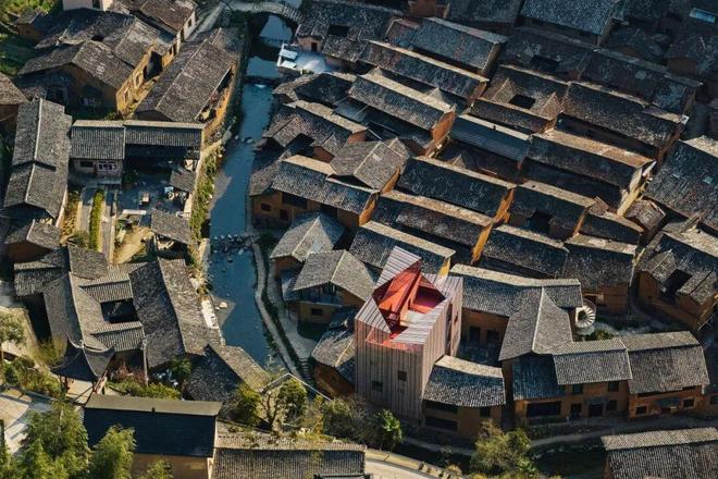 365体育唯一入口：间筑设计四重奏——松庄村织美术馆(图1)