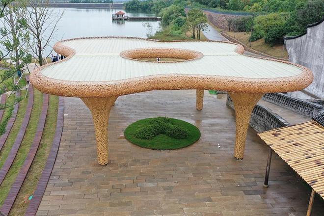 365体育唯一入口：17年专注竹结构境道原竹以创新竹编艺术重塑现代建筑与景观(图6)