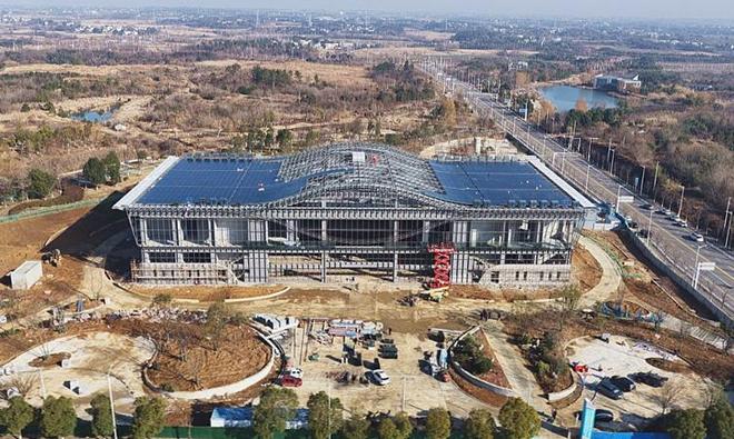 365体育唯一入口：桐城：院士科创园项目建设蹄疾步稳(图1)