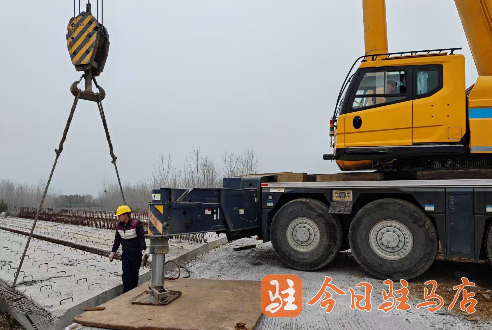 365体育唯一入口:国道107驻马店境东移改建工程南段桥梁施工稳步推进(图2)