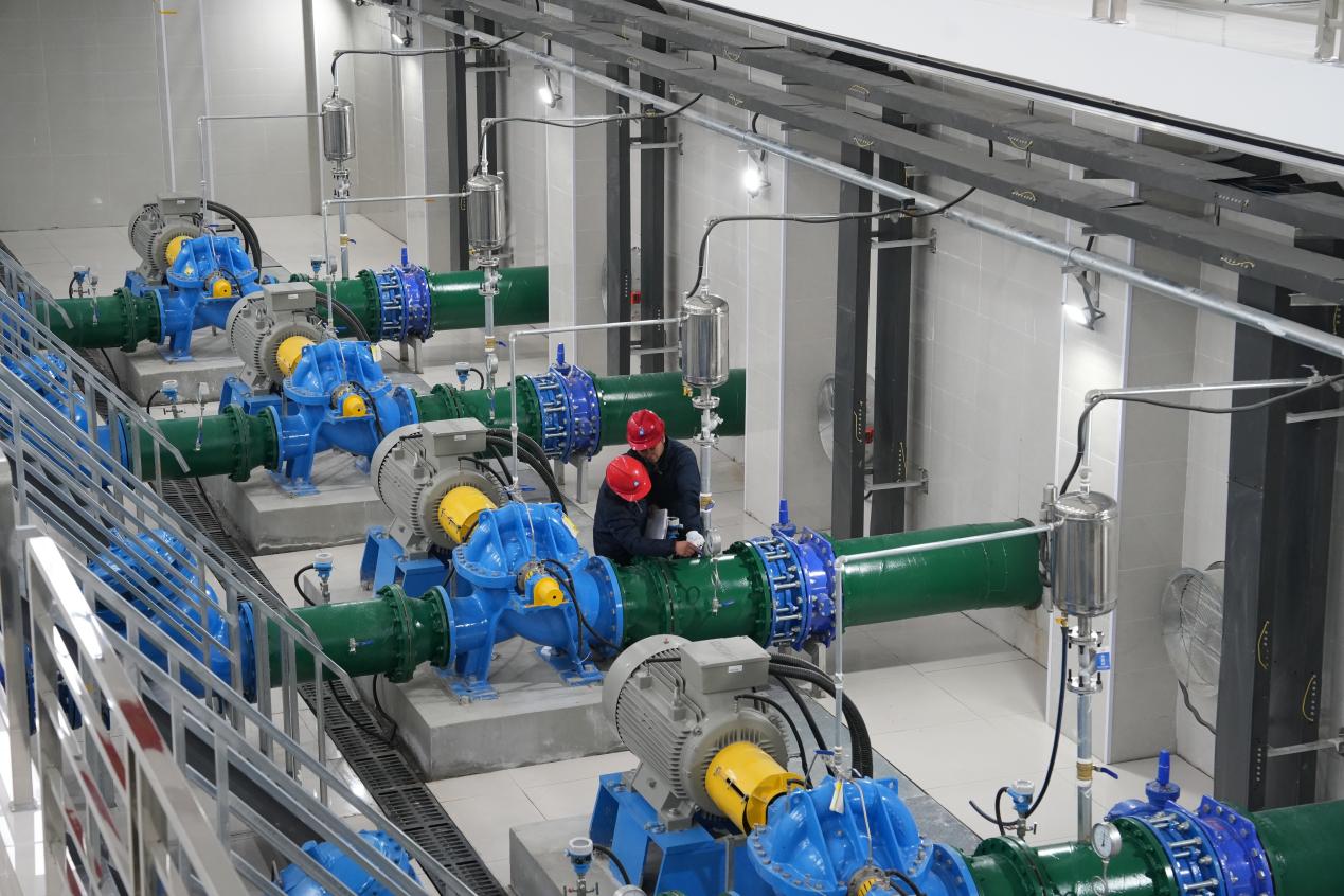 365体育唯一入口：肥西城乡供水一体化一期工程通水并网(图1)